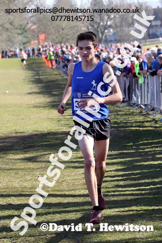 Mens under-17s Inter Counties Cross Country,  Cofton Park, Birmingham. Photo: David T. Hewitson/Sports for All Pics